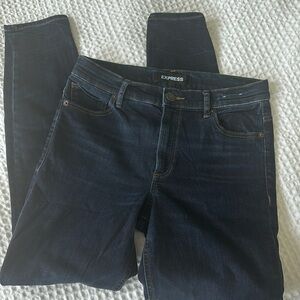 Express dark wash Repreve High Rise Jean/Legging